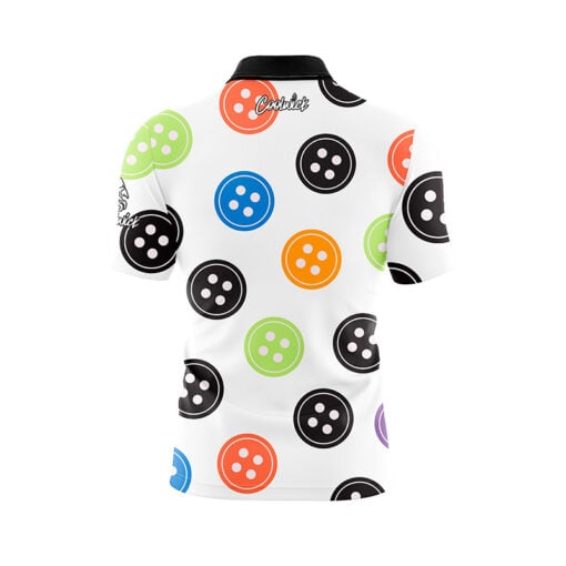 Sewing Buttons Fast Track CoolWick Bowling Jersey - Image 2
