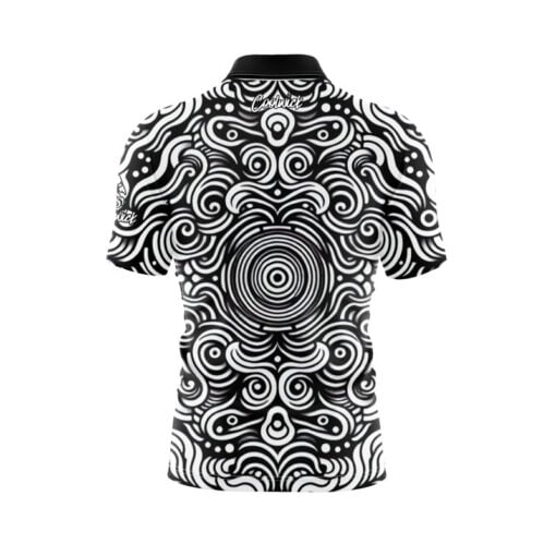 Psycho Swirls Fast Track CoolWick Bowling Jersey - Image 2