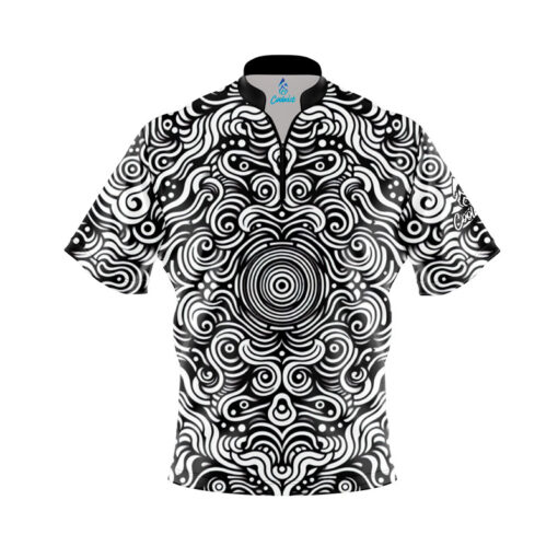 Psycho Swirls Fast Track CoolWick Bowling Jersey