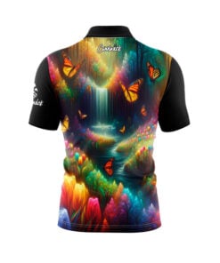 Alternative view of Social Butterfly Fast Track CoolWick Bowling Jersey