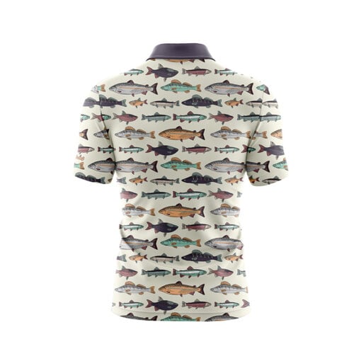 CoolWick Fishin' Everyday Button Polo - Image 2