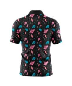 Alternative view of CoolWick Flamingo Summer Everyday Button Polo