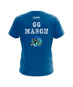 Alternative view of Storm Gazmine "GG" Mason Classic Blue White CoolWick Bowling Jersey