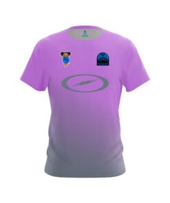 Storm Gazmine "GG" Mason Lavender Grey CoolWick Bowling Jersey