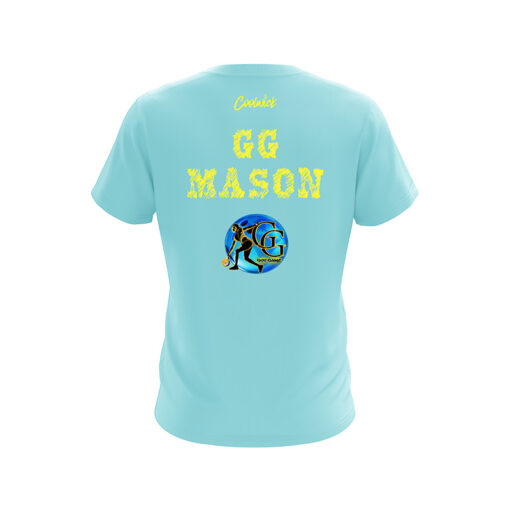 Storm Gazmine "GG" Mason Powder Blue Lemon Yellow CoolWick Bowling Jersey - Image 2