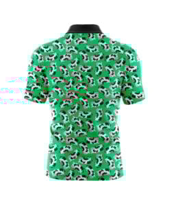 Alternative view of CoolWick Cow Pasture Everyday Button Polo