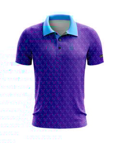 CoolWick Midnight Golf Club Everyday Button Polo
