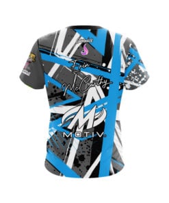Alternative view of Motiv Erin McCarthy Light Blue Grunge CoolWick Bowling Jersey