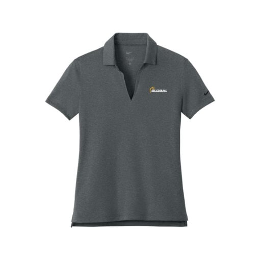 900 Global Women's Nike Dri-FIT Smooth Heather Bowling Polo - Image 4