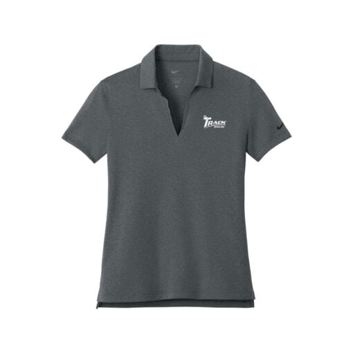 Track Women's Nike Dri-FIT Smooth Heather Bowling Polo - Image 4