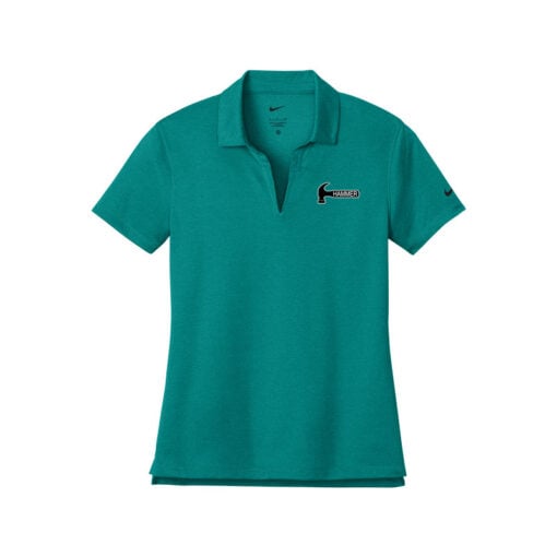 Hammer Women's Nike Dri-FIT Smooth Heather Bowling Polo - Image 3