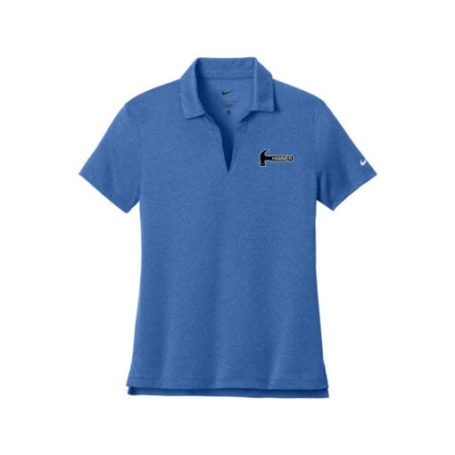Hammer Women's Nike Dri-FIT Smooth Heather Bowling Polo - Image 2