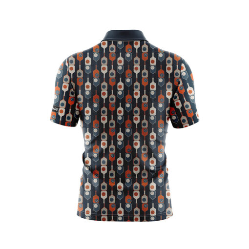 CoolWick Pickleball Retro Everyday Button Polo - Image 2