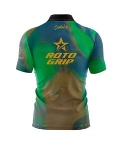 Alternative view of Roto Grip Hustle Earth Fast Track CoolWick Bowling Jersey