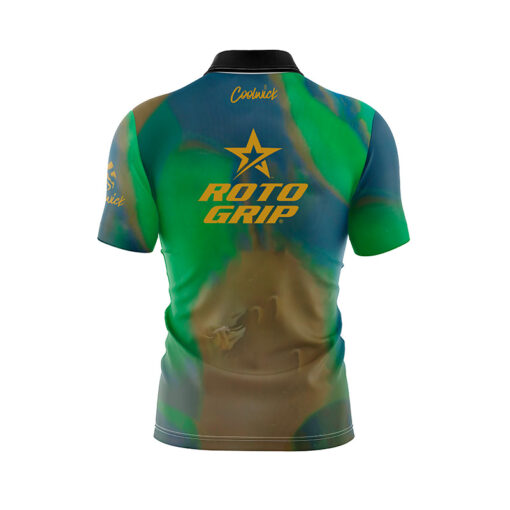 Roto Grip Hustle Earth Fast Track CoolWick Bowling Jersey - Image 2