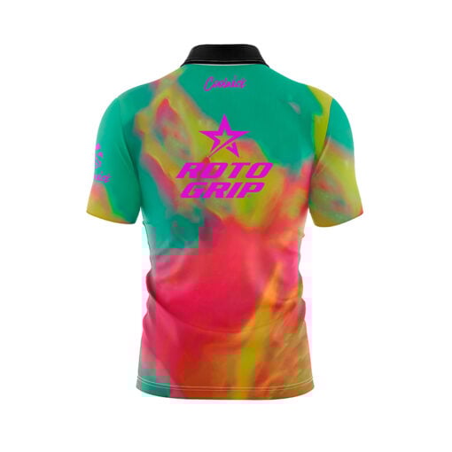 Roto Grip Hustle Glow Fast Track CoolWick Bowling Jersey - Image 2