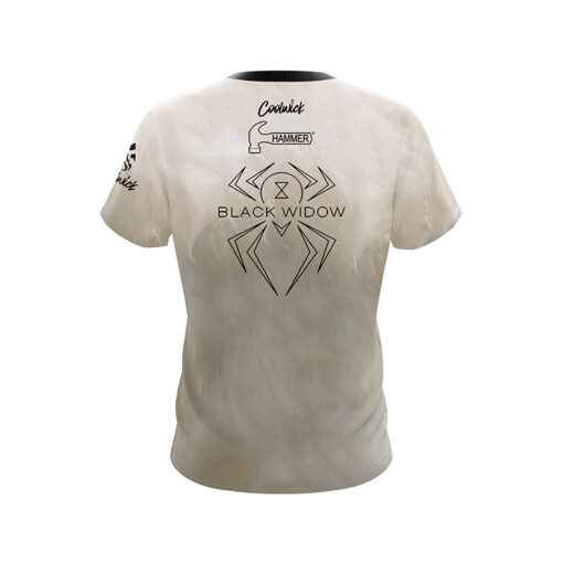 Hammer Black Widow Ghost Pearl CoolWick Bowling Jersey - Image 2