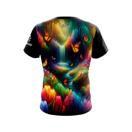 Social Butterfly CoolWick Bowling Jersey - Image 2