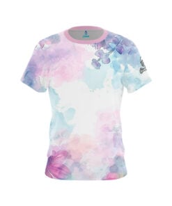 Watercolor Pastel Leaves CoolWick Bowling Jersey