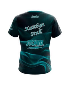 Alternative view of Storm Kaitlyn Stull Teal Current CoolWick Bowling Jersey