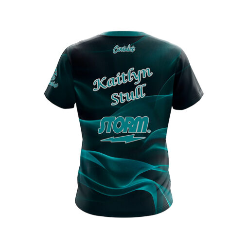 Storm Kaitlyn Stull Teal Current CoolWick Bowling Jersey - Image 2