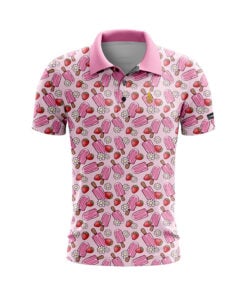 CoolWick Strawberry Dream Everyday Button Polo