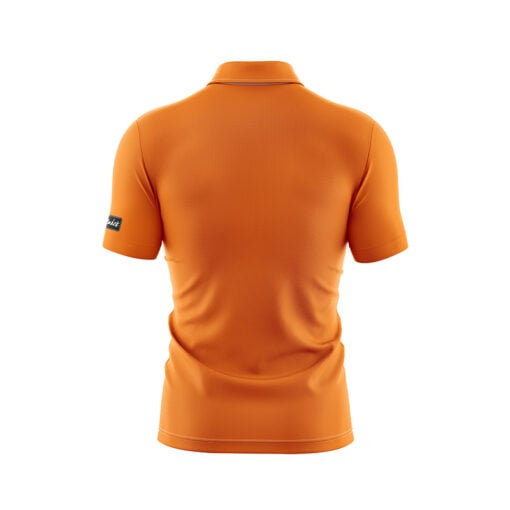 CoolWick Smoky Orange Everyday Button Polo - Image 2