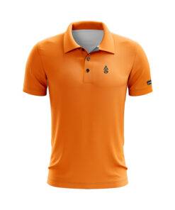 CoolWick Smoky Orange Everyday Button Polo