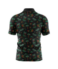 Alternative view of CoolWick Tropical Vibes Everyday Button Polo