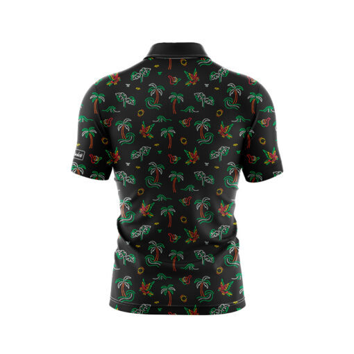 CoolWick Tropical Vibes Everyday Button Polo - Image 2