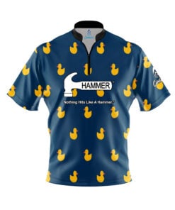 Hammer Rubber Duck Quick Ship CoolWick Sash Zip Bowling Jersey