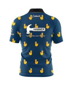 Alternative view of Hammer Rubber Duck Quick Ship CoolWick Sash Zip Bowling Jersey