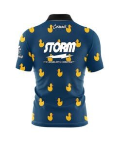Alternative view of Storm Rubber Duck Quick Ship CoolWick Sash Zip Bowling Jersey