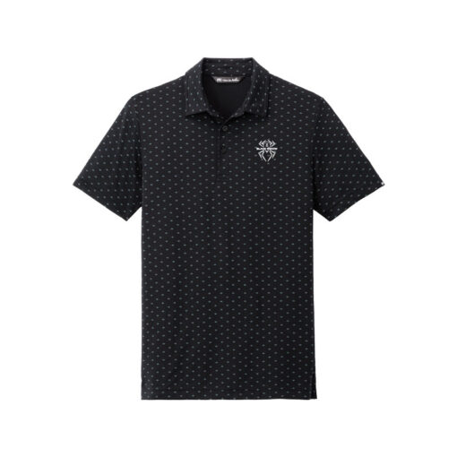 Black Widow TravisMathew Oceanside Geo Bowling Polo - Image 3