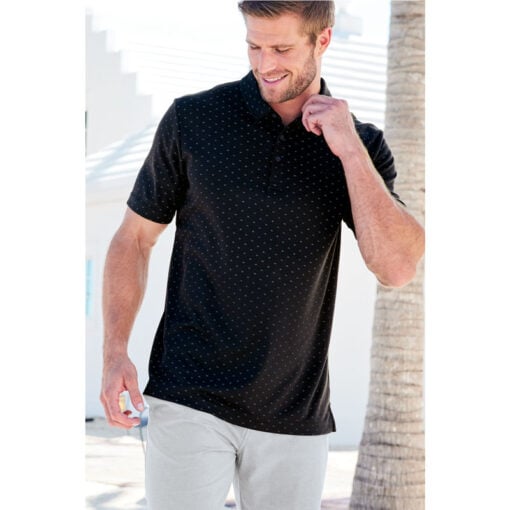 Columbia 300 TravisMathew Oceanside Geo Bowling Polo - Image 2