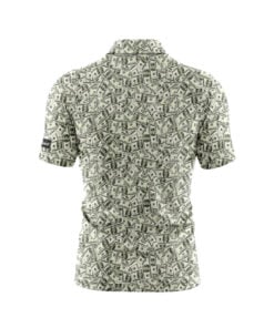 Alternative view of CoolWick Cash Rules Everyday Button Polo