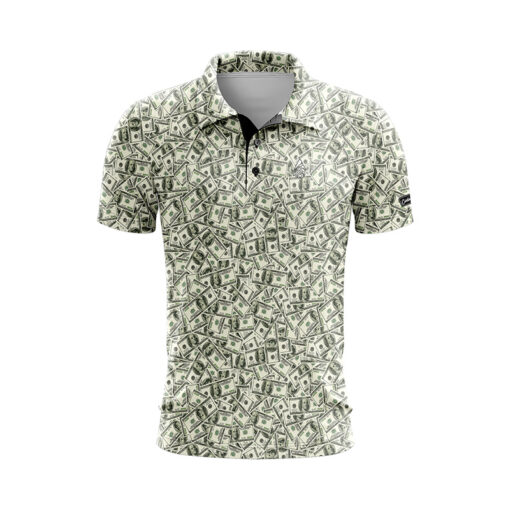 CoolWick Cash Rules Everyday Button Polo