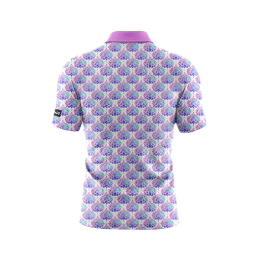 CoolWick Colorful Lotus Everyday Button Polo - Image 2