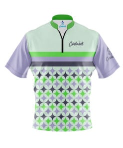 CoolWick Elite Future Diamond Purple Green Sash Zip Jersey