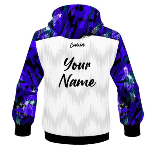 CoolWick Elite Prem Blue Hoodie - Image 2