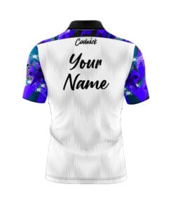 Alternative view of CoolWick Elite Prem Blue Sash Zip Jersey