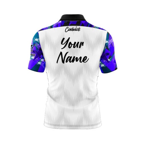 CoolWick Elite Prem Blue Sash Zip Jersey - Image 2