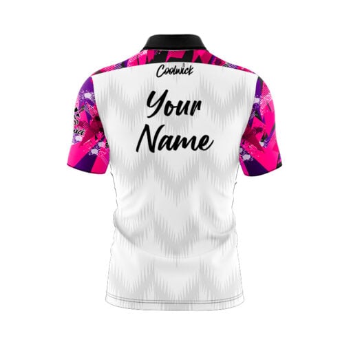 CoolWick Elite Prem Pink Sash Zip Jersey - Image 2