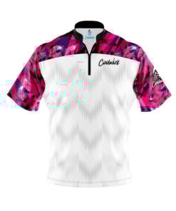 CoolWick Elite Prem Pink Sash Zip Jersey