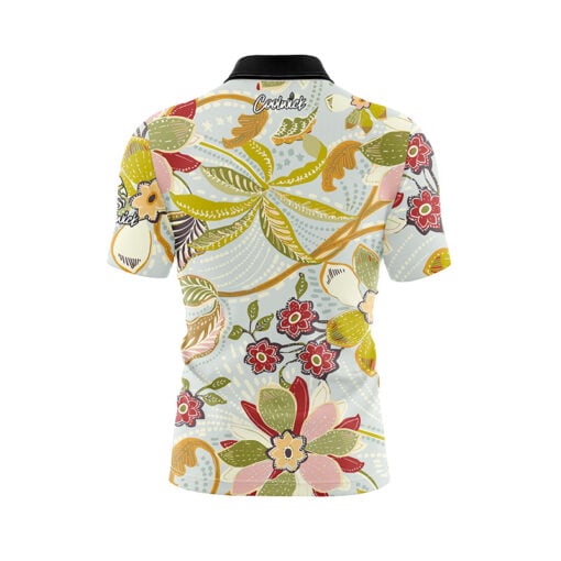 Flowery Hippy Fast Track CoolWick Bowling Jersey - Image 2