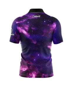 Alternative view of Purple Nebula Fast Track CoolWick Bowling Jersey