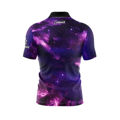 Purple Nebula Fast Track CoolWick Bowling Jersey - Image 2