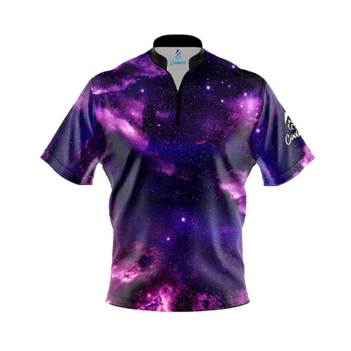Purple Nebula Fast Track CoolWick Bowling Jersey
