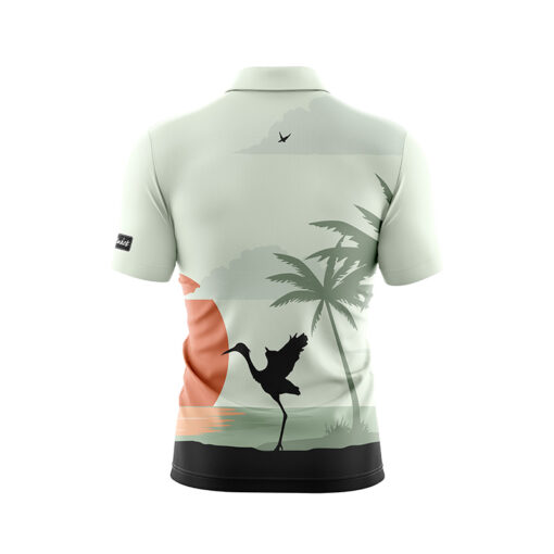 CoolWick Florida Sunset Everyday Button Polo - Image 2