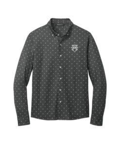 Black Widow Mercer+Mettle Stretch Button Down Bowling Polo